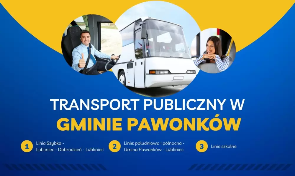 Zdjęcie: Transport publiczny w Gminie Pawonków